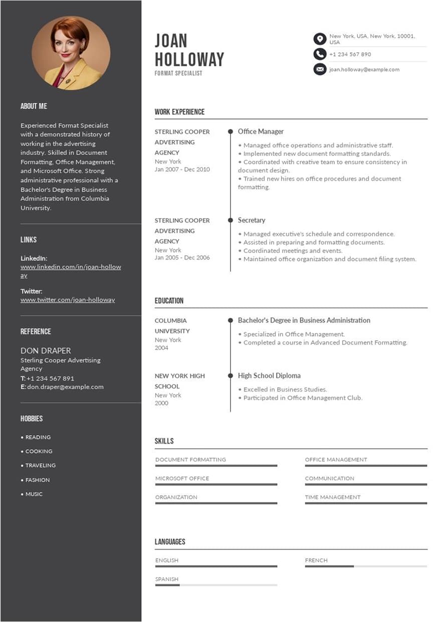 resume theme
